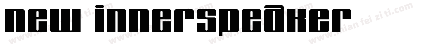 New innerspeaker字体转换
